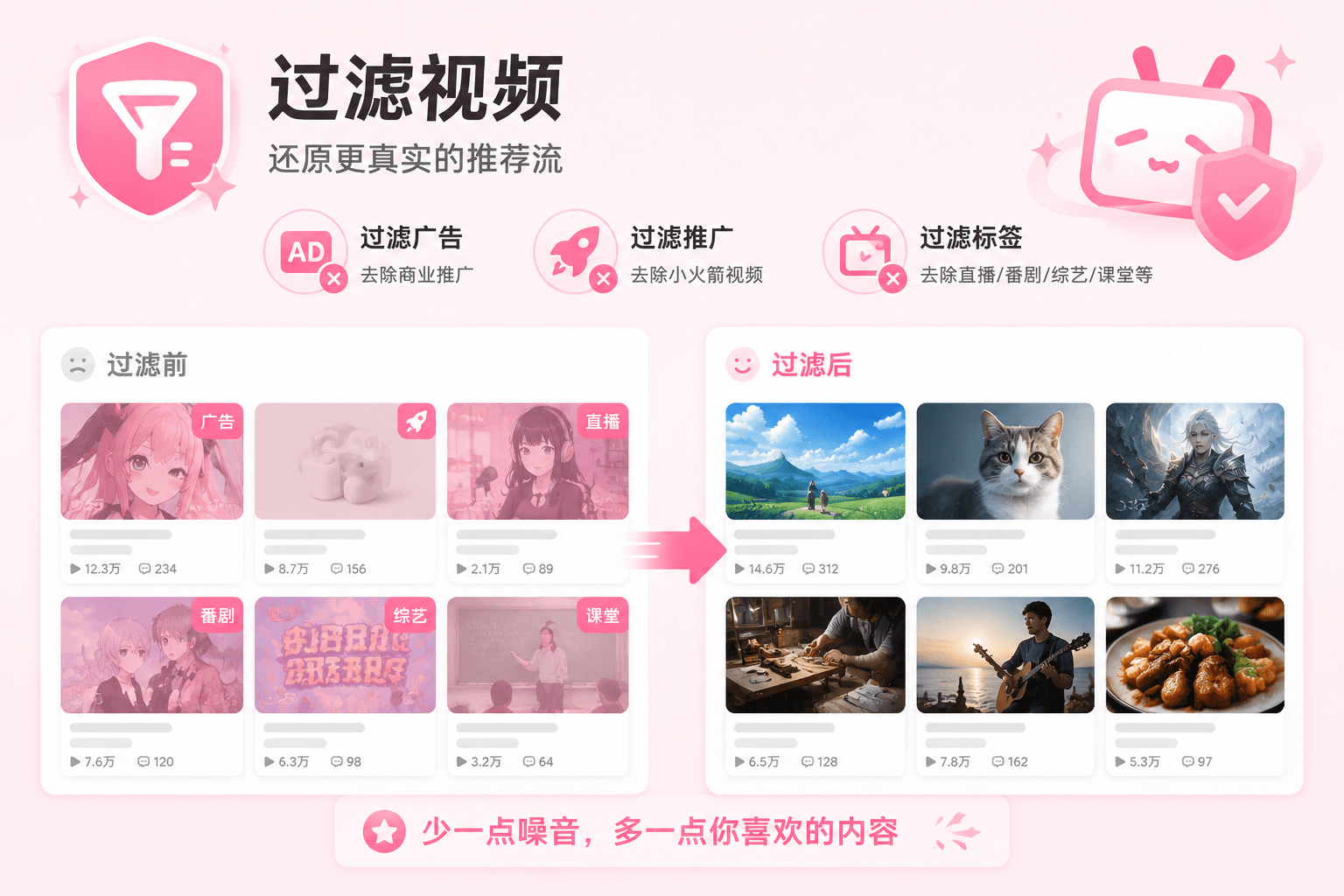 过滤视频功能界面截图